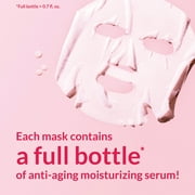 Hada Labo Tokyo Anti-Aging Facial Sheet Mask, Spa Face Mask Firms & Hydrates, 4 ct