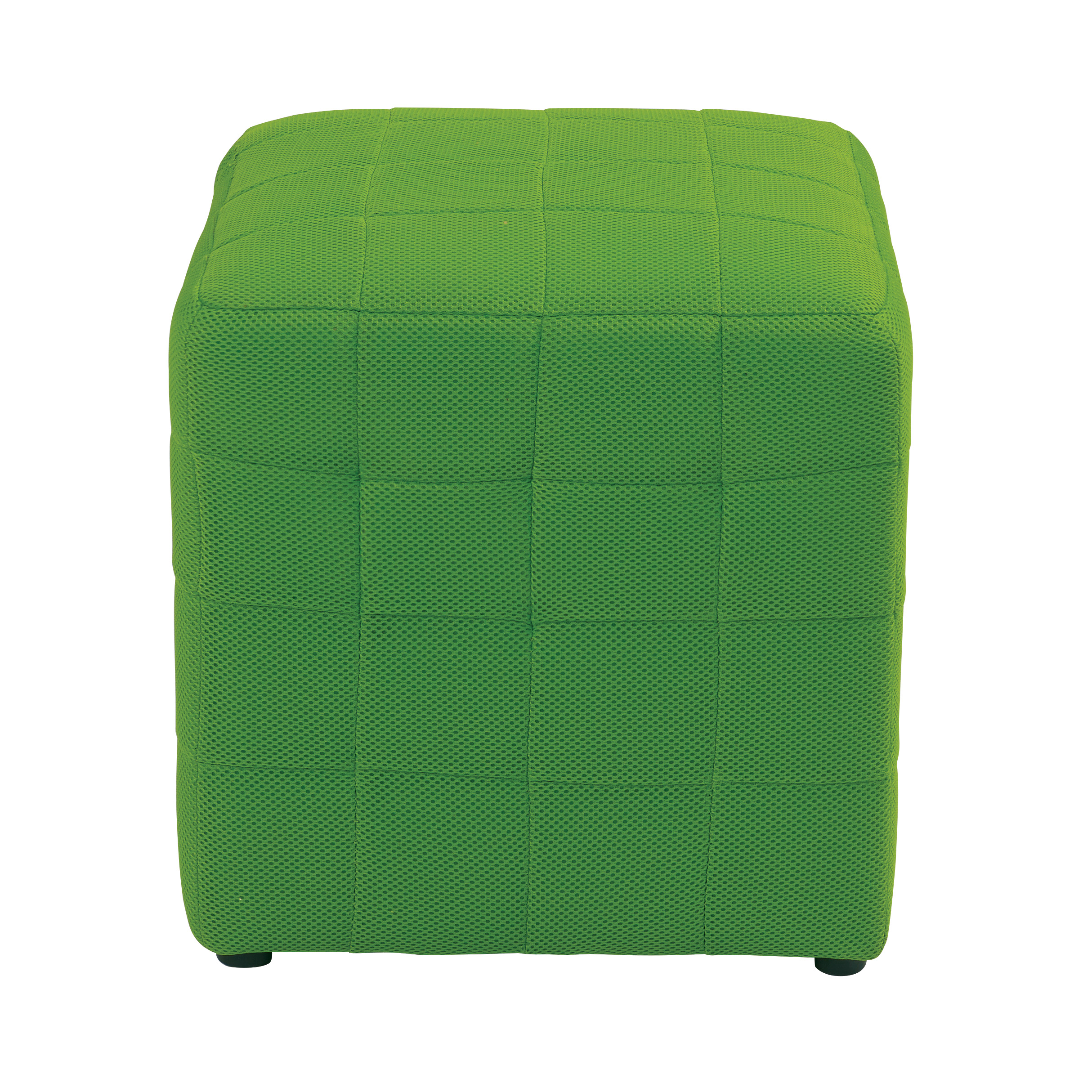 OSP Home Furnishings Detour 15" Green Fabric Cube - image 3 of 10