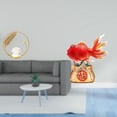 thumbnail image 2 of Escultura De Metal Con Forma De Bola De Cristal, Adorno De Estatua Para Pasillo, Chimenea, Dormitorio, Sala De Estar, Oficina, Feng Shui, Decoración De Escritorio, Koi De Buena Suerte,, 2 of 8