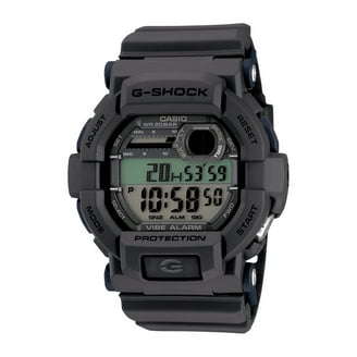 G-SHOCK デジタル腕時計 GRAY×BLACK L Free Shipping! Casio G-Shock Men's Watch, Gray Resin Strap, Shock