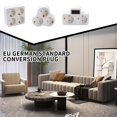 thumbnail image 2 of 2/3/4-way EU Socket Multiple Plug Power Strip Triple Plug Adapter Y1S0, 2 of 9