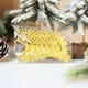 thumbnail image 3 of Colgante Dorado para Árbol de Navidad, Juego de Adornos Brillantes, Elegante Decoración Navideña, Ideal para Fiestas En Casa, para Uso En La Oficina y El Hogar, Juego de 5 Piezas, Ambiente Festivo., 3 of 7