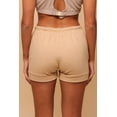 thumbnail image 2 of Cottonique Women's Latex-Free Yoga Lounge Shorts ( Size: M | Color: Taupe ), 2 of 5