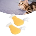 thumbnail image 4 of Juguetes De Hierba Gatera Para Gatos, Juguetes De Peluche Para Gatos, Alivia El Estrés, Forma De Pierna De Pollo, 2 Piezas, Resistente A Las Mordeduras, Interactivo Para, 4 of 7