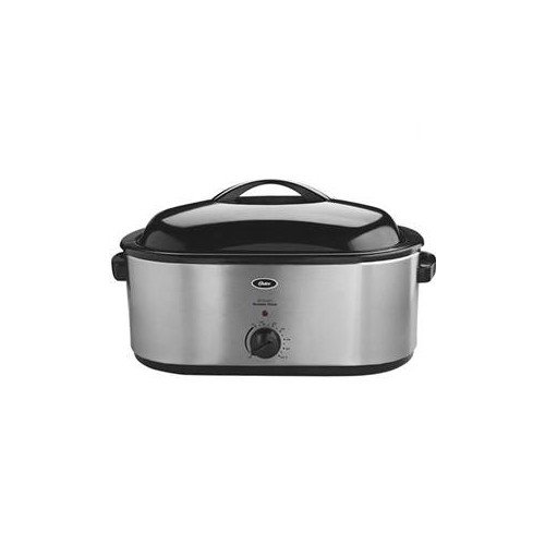 Oster 22 Quart Portable Countertop Roaster in Stainless Steel Walmart