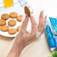 thumbnail image 2 of 100pcs Disposable Gloves - Thickened Oil-Proof, Food Grade Transparent PE Gloves for Beauty, Hairdressing, Kitchen & Household Sanitation, 2 of 6