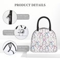 thumbnail image 4 of Fotbe Cartoon Cute Rabbit Bolsa de Almuerzo con Estampado, Lonchera Aislada, Contenedor de Comida Reutilizable Tipo Cooler a Prueba de Fugas, 4 of 6