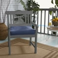 thumbnail image 2 of Sorra Home Dark Blue Corded Indoor/Outdoor Cushion, 2 of 5