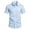 Light Blue, variant on Mens Golf Polo Short Sleeve Button Down Printed Regular Mens Undershirts,Light Blue,L