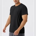 thumbnail image 4 of Ashirexll Mens T-shirts, Big and Tall Shirts for Men, Summer Short Sleeve Round Neck Shirts Casual and Athletic T-shirts for Fitting and Training, 4 of 7