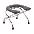 thumbnail image 4 of Asiento de inodoro Sunnimix plegable para ancianos en cuclillas cómodo resistente Altura 30cm, 4 of 8
