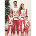 thumbnail image 1 of Cute Reindeer Print Family Matching Pajama Set for Youngsters Top & Pants Christmas, 1 of 5