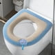 thumbnail image 4 of RKSTN Bathroom Soft Thicker Seat Cover, Warmer Cloth Toilet Seat Stretchable Washable Covers Pads, 4 of 4