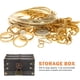 thumbnail image 4 of Cofre de madera con cerradura, cofre decorativo de estilo vintage para guardar joyas, 4 of 7