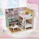 thumbnail image 4 of Casa de muñecas en miniatura Casa de muñecas de madera DIY con muebles Juguete para niños, 4 of 8