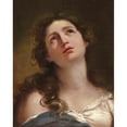 thumbnail image 2 of Gaetano Gandolfi 15x18 Gold Ornate Wood Frame and Double Matted Museum Art Print Titled - Head of a Young Woman, 2 of 4