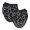 2 PCS, variant on Vsdgher Numbers Non-Slip Mini Oven Mitt Set, Short Oven Mitts for Baking Grilling Barbecue Microwave, 5.9"x5.9"in