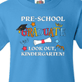 thumbnail image 4 of Inktastic Pre-School Graduate Look Out, Kindergarten Youth T-Shirt, 4 of 5