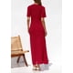 thumbnail image 2 of Vestido PRETTYGARDEN 2025 Verano Rojo Calado Medio, 2 of 6