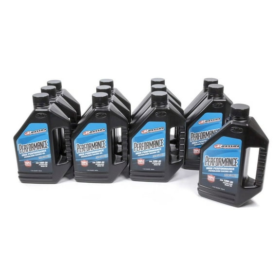 Maxima Racing Oils 10W30 Petroleum Oil Case 12x1 Quart Performance
