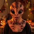 thumbnail image 2 of Máscara de alienígena divertida y espeluznante, máscara de diablo malvado y realista, accesorio para disfraz de Halloween Estilo B, 2 of 4