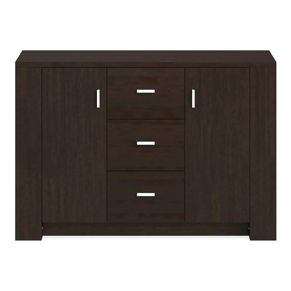 Furniture of America Nathan Modern Wood Multi-Storage Buffet in Cappuccino