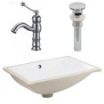 thumbnail image 1 of American Imaginations 20.75-in. W CSA Rectangle Bathroom Undermount Sink Set In White - Chrome Hardware - Overflow Drain Incl. AI-27123, 1 of 9