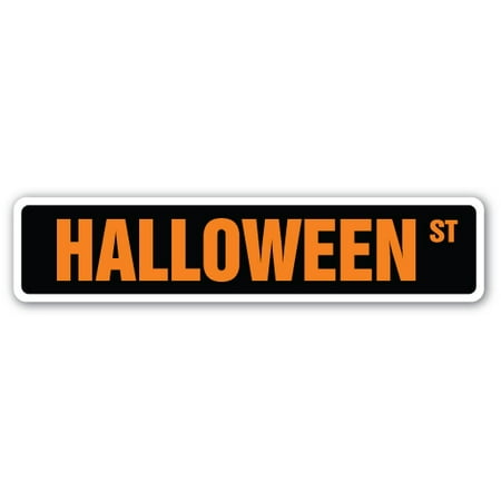 HALLOWEEN Street Sign holiday death costumes dressup zombies | Indoor/Outdoor |  24
