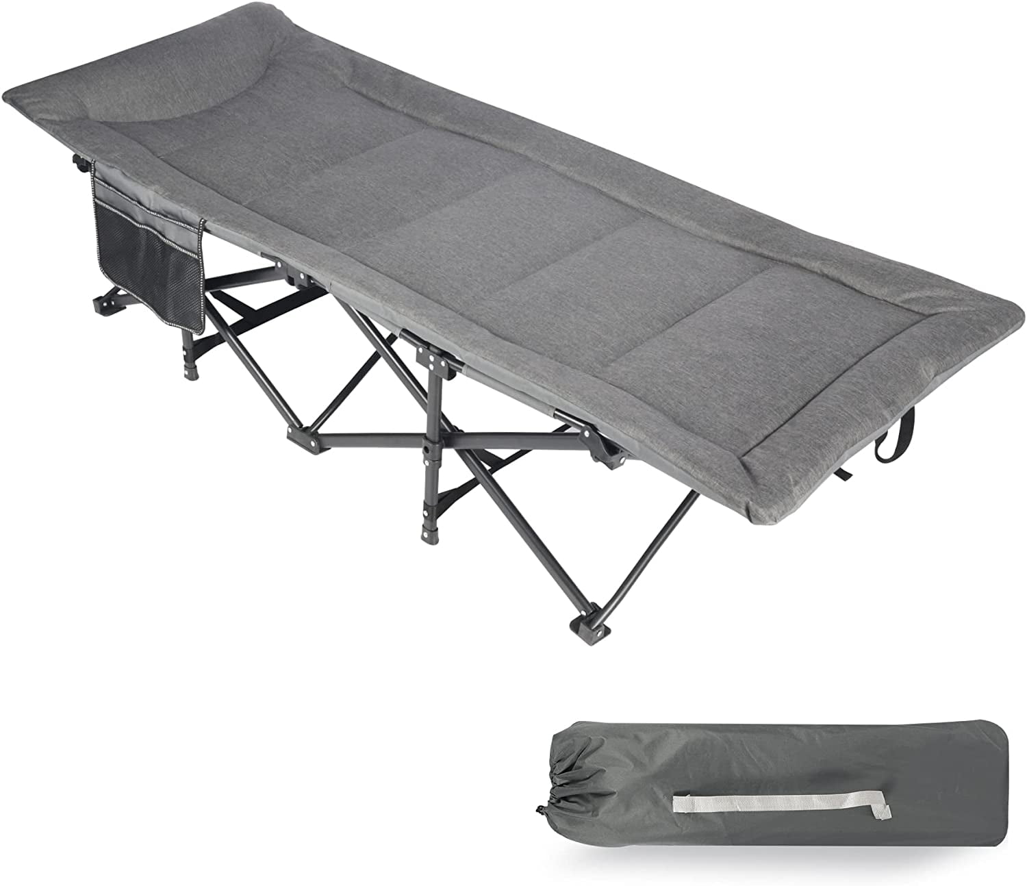 REDCAMP Padded Folding Camping Cot for Adults Heavy Duty Sleeping Cot