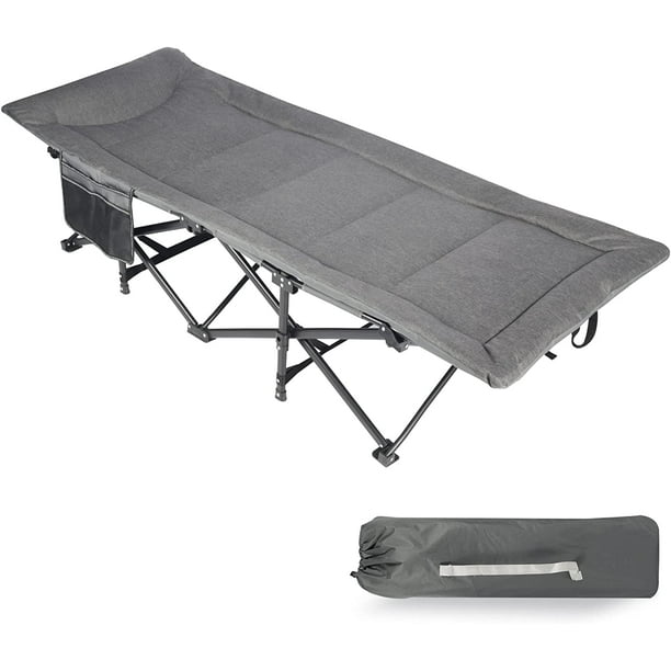 REDCAMP Padded Folding Camping Cot for Adults Heavy Duty Sleeping Cot