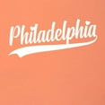 thumbnail image 4 of Go All Out City Of Philadelphia Pennsylvania Fashion Script V Neck T-Shirt Women, 4 of 5