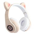 thumbnail image 1 of Bluelans recargable Cartoon CAT EAR shape inalámbrico Bluetooth compatible auriculares juego auriculares, 1 of 5