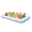 B, variant on chaungfeng Inflatable Serving Bars Ice Buffet Salad Serving Trays, Food Drink Holder Cooler Containers Indoor Outdoor BBQ Picnic Pool Party Supplies Beach Luau Hawaiian Tropical Cooler