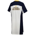 thumbnail image 3 of Women's G-III 4Her by Carl Banks White Michigan Wolverines Home Run T-Shirt Dress, 3 of 3