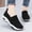 Black, variant on LTTVQM Women Orthopedic Sneakers Air Cushion Wedge Walking Shoes Slip On Non Slip with Arch Support Low Top 2026 Orthopedic Shoes Dark Gray 40(US-8)