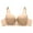 Beige, variant on Seductiva Clothing Yoga Bra for Women Lace Adjusted Lingerie Women's Thickened Bra with Small and Large Side