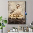 thumbnail image 4 of Qisvanset 12x16 Inch Mother Duckling Canvas Wall Art, Rustic Spring Farm Animal Easter Nature Home Decor, 4 of 8