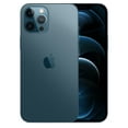 thumbnail image 2 of Restored Apple iPhone 12 Pro Max - Cricket Wireless- 256 GB Pacific Blue (Refurbished), 2 of 5