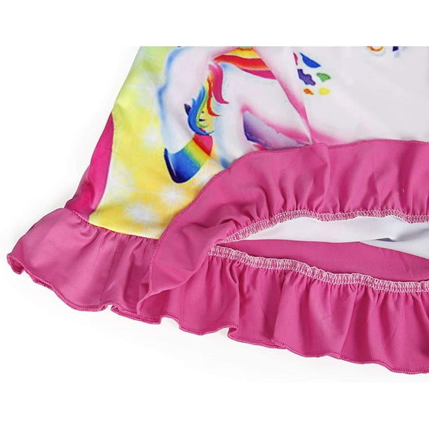Chemise de nuit licorne fille sale