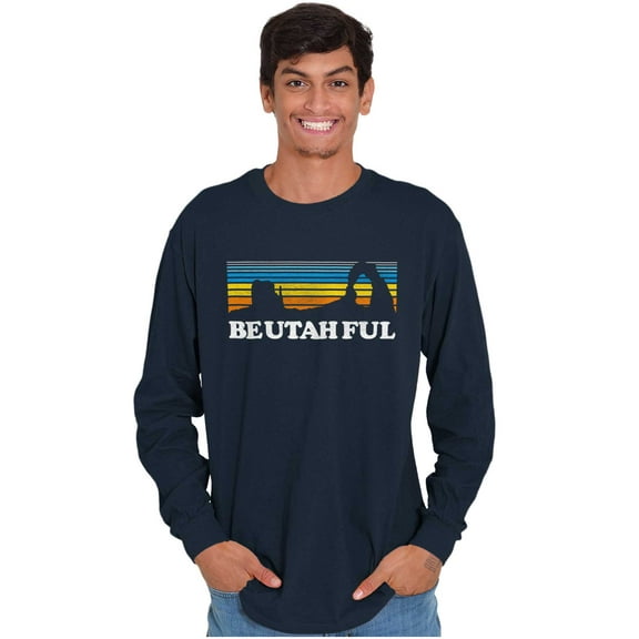 Beutahful Utah Arch State Park Long Sleeve TShirt Men Women Brisco Brands S