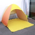 Mutmorningal Portable Automatic Up Instant Cabana Beach Tent Folding