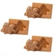 thumbnail image 1 of Molde de Madera para Galletas, Molde en Relieve, Molde para Galletas de Animales de Madera Tallado en 3D, Dorado, 1 of 6