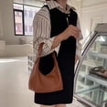 thumbnail image 2 of Hobo Bags for women,Lightweight Soft Faux Leather Underarm Shoulder Bag for Daily Commute Casual Shopping Use, 2 of 3