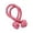 Pink, variant on Hair Rope for Hair Styling Nylon Knot Head Rope for High Ponytail Thick Rubber Band Hair Tie Red Korean Version Hair Accessory for Women
