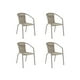 thumbnail image 1 of Set de 4 Sillas para Jardín, Tipo Ratán, Naterial, Modelo Elias, Nuevas, 1 of 5