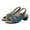 Blue, variant on NOKIO Thick Sole Shoes for Women Fashion Low Heel Sandals For Women Elegant Comfortable Open Toe Low Heel Sandals