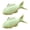 Green, variant on Cute Fish Shape Ceramic Door Knob: 2PCS 55mm Kid's Children's Furniture Knob Handle Pull, Vintage Door Handle for Drawer Cabinet Chest Dresser Bathroom Cupboard, Etc with Screws (Blue)