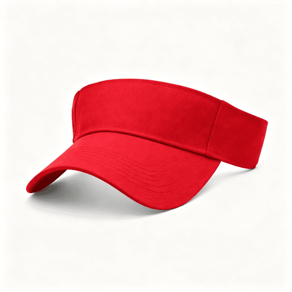 OQRKI Visor Hat for Men & Women Sun Visor Cap for Sports Tennis Golf Running Beach Outdoor Caps Hats Visors Sunvisors Red Visor Women