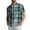 hgg310-Light Blue, variant on Yaoyar Mens Gingham Check Short Sleeve Button Up Shirt Classic Pattern Design Turn Down Collar Lightweight Casual Checkered Shirt