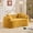 Yellow, variant on Villeston 109'' Modern Curved Sectional Sofa, Luxury Plush Chenille Upholstered Couch, Comfy Cloud Compressed Sofa with 4 Pillows for Living Room Apartment Office, No Assembly Needed, Beige